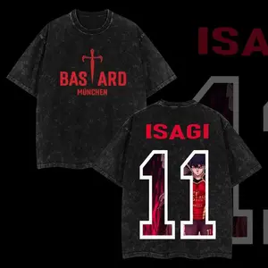 valentine shirts Bluelock "Isagi" Vintage Unisex Oversize Anime T-shirt, graphic tee,anime merch fan, outfits men,boys merch