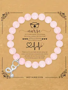 1PC Mother's Day Gift Fashion Stethoscope Pendant Bracelet Gift for Doctor/Medical Student/Medical Practitioner, Delicate Medical Charm Bracelet - Healthcare Worker Gift for Women Men, Thanksgiving Gift/Father's Day