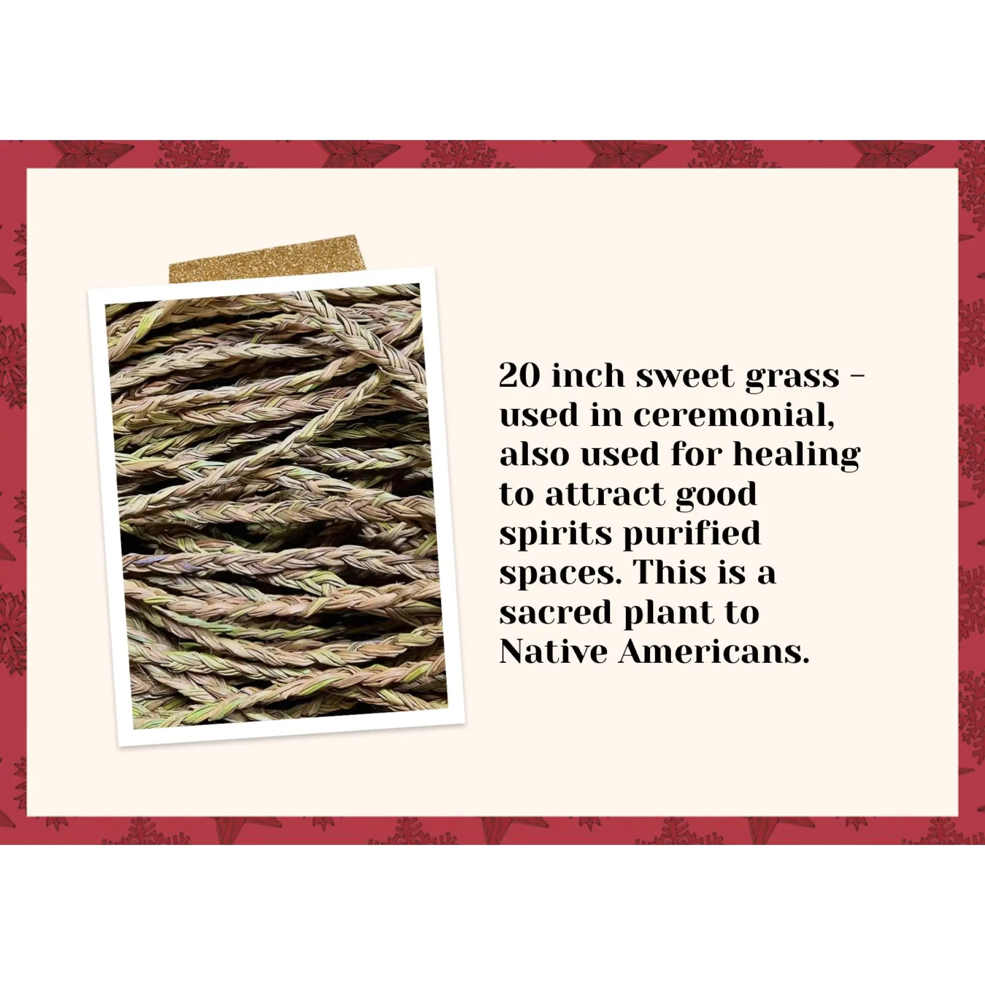 20 inch sweet grass