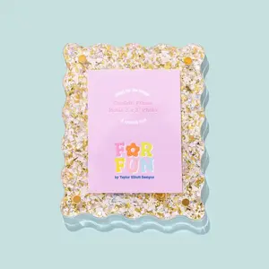 Acrylic Magnetic Frames (Pearl Confetti)