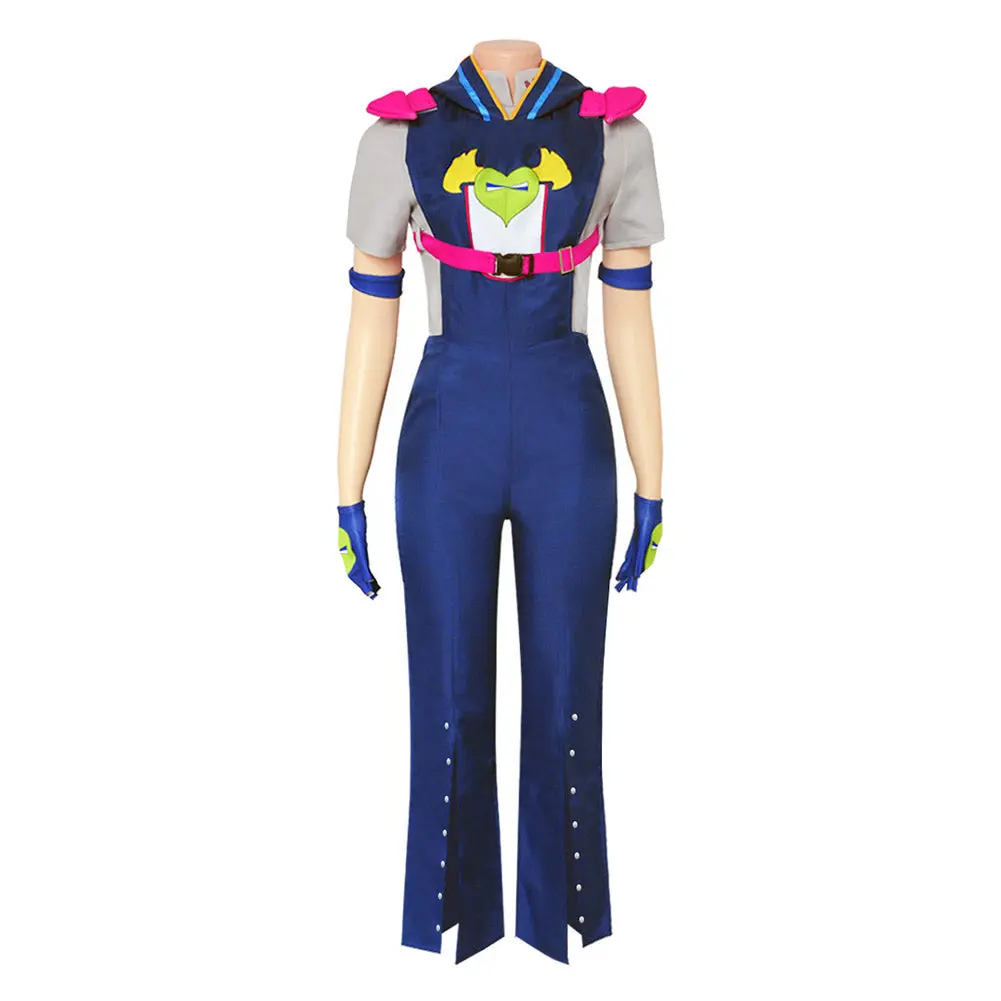 Johnny Joestar Steel Ball Run Jumpsuit Cosplay Costume Set with T Shirt Gloves Armband for Comic Con