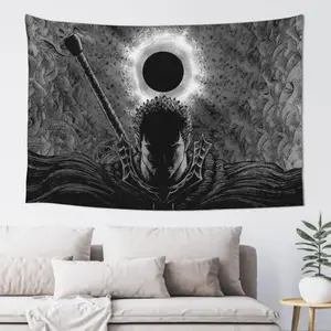 Anime Berserk Tapestry for Living Room Bedroom Dormitory Decoration, 60x40 Inch Gift Wall