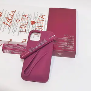 Rhode  Lipstick and Lip Gloss Phone Case for iPhone17 16 15 14 13 Pro Max Plus Lip Gloss Phone Case Including Lipstick