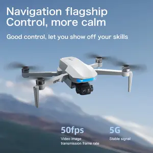 【Father's Day Gift】S-X1 GPS Drone, Dual 50fps Cameras, 1000m Range, 80m Height, 7.2m/s Speed, 3-Axis Gimbal, Large Screen Remote, 2 Batteries, Ideal Birthday & Children's Day Gift