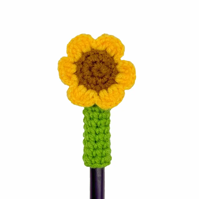 3-Circle Rounded Sunflower Pen Holder