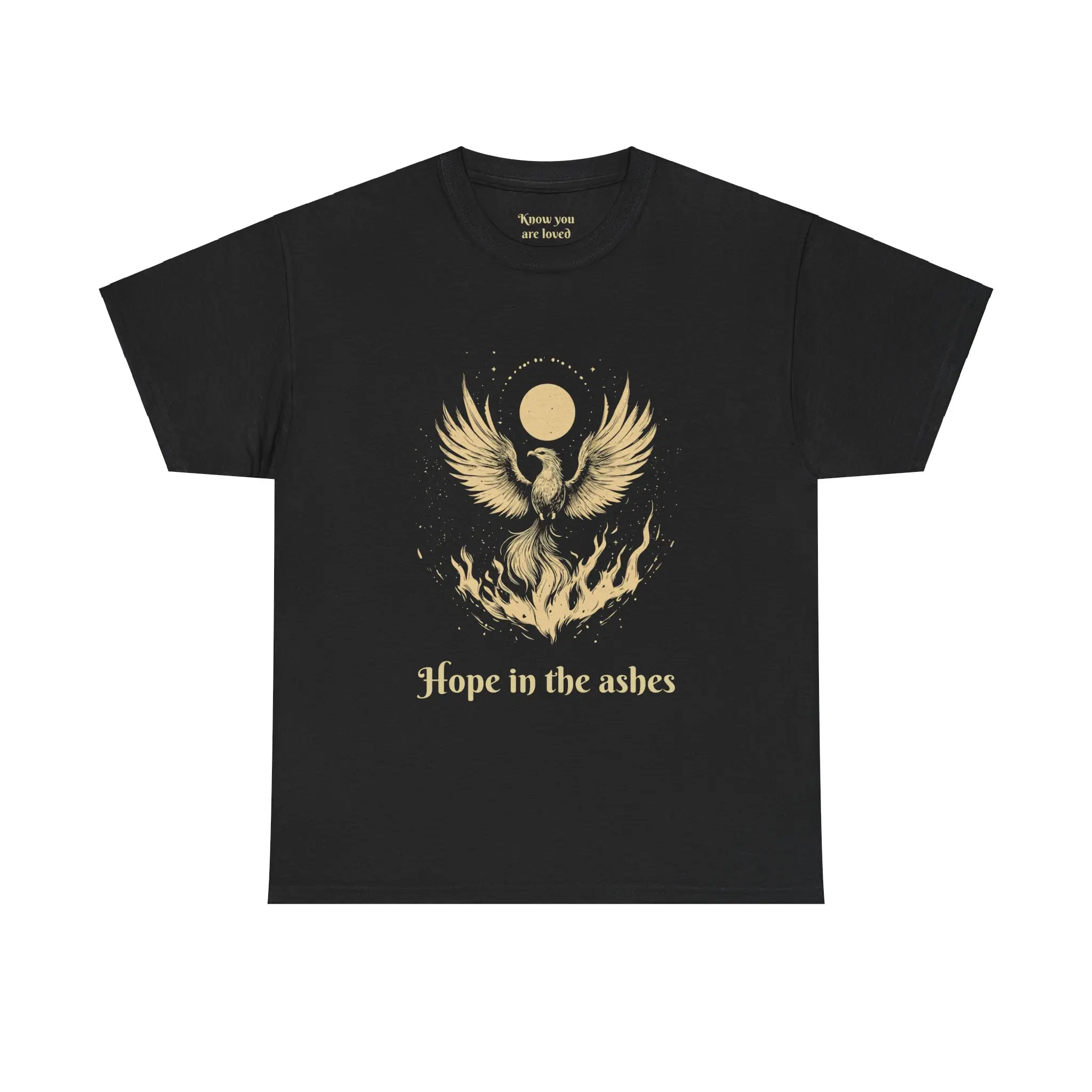 Phoenix tee, Phoenix Rising Unisex Tee, Reborn Fire Bird Shirt, Motivational Mental Health Awareness Top, Comfortable Inspirational T-shirt, cool graphic pullover sweatshirt Classic Menswear print hoodie streetwear clothing