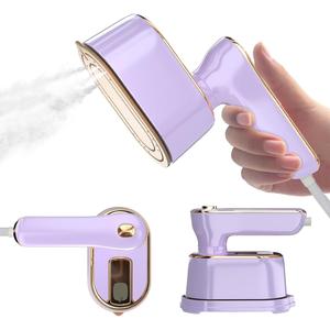 mother's day gift portable travel steam iron, mini handheld clothes steam press iron, steamer iron, ironing machine, folding design mini steam iron, travel college dormitory home essential steam iron, men gifts