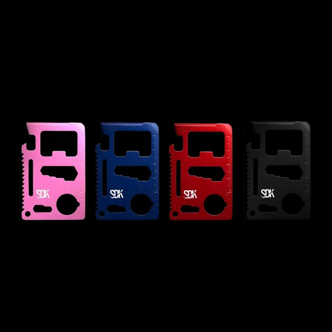 10-in-1 Utility Card - Keychain with Over 10 Functions