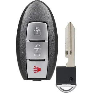 Keyless Entry Remote Control Car Key Fob Replacement Compatible with Nissan Quest Juke Cube Leaf 2011 2012 2013 2014 2015 2016 2017, 315MHz ID46 Chip 3 Button for CWTWB1U808