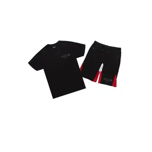 Sana Black Relaxed T-Shirt/Short Set