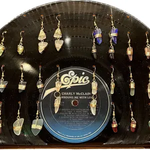Vinylwavesclub Vinyl Record Stand - Hold 20+ Pairs