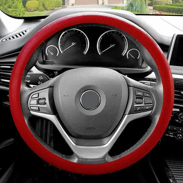 Snake Pattern Silicone steering wheel cover Burgundy, Interior Snake Pattern Silicone steering wheel cover Burgundy, Interior