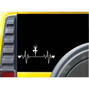 Dancing Lifeline K257 8 Inch sticker ballet heartbeat decal