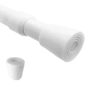 Spring Tension Rods 28-43 Inches Spring Load Adjustable Expandable Heavy Duty Steel Small Short Tension Curtain Rod For Windows,Kitchen,Doorway,Bathroom,Cupboard Bars