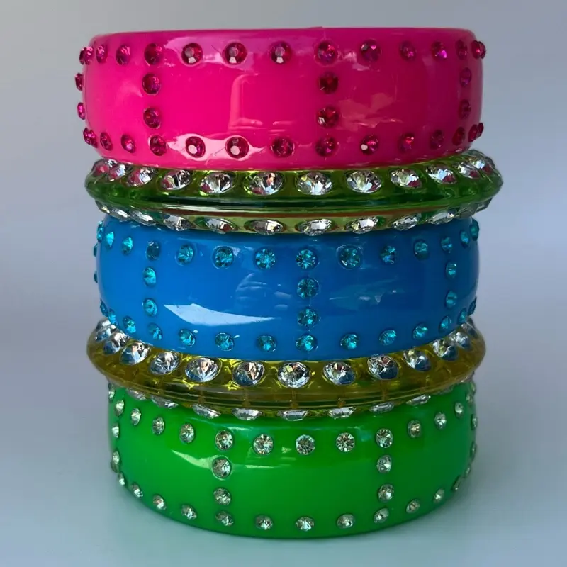 Y2K Bangle Bracelet Bundle Set | early 2000s | Mcbling trashy Y2K aesthetic | vintage accessories | READ DESCRIPTION western jewelry