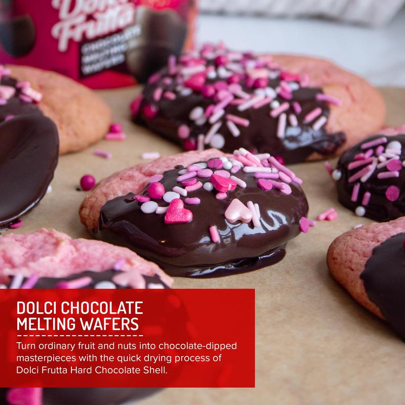 Dolci Frutta Melting Wafers, 8 ounce (Pack of 2) | Simply Microwave, Dip & Done! Always Gluten-Free and Nut-Free