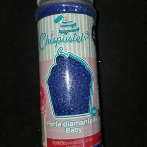 Edible Glitter Mini Pearls for Desserts - Royal Blue (Azul Royal) Diamantada Pearls for Your Dessert Needs