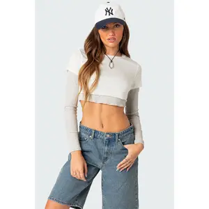 Layered Long Sleeve T Shirt