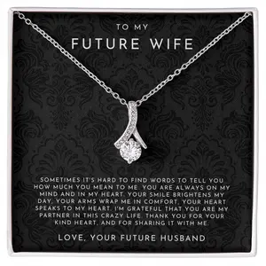 Future Wife Gift, Wife Necklace, Girlfriend Gift, Wife Gifts, Fiance Gift