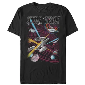 Men's Star Trek Enterprise Space War T-Shirt