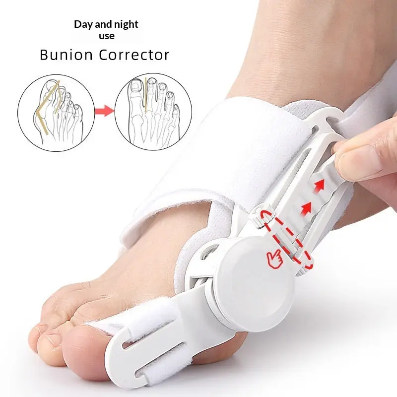 Bunion Corrector Overlapping Toe Separator Day And Night Adjustable Buckle Toe Corrector