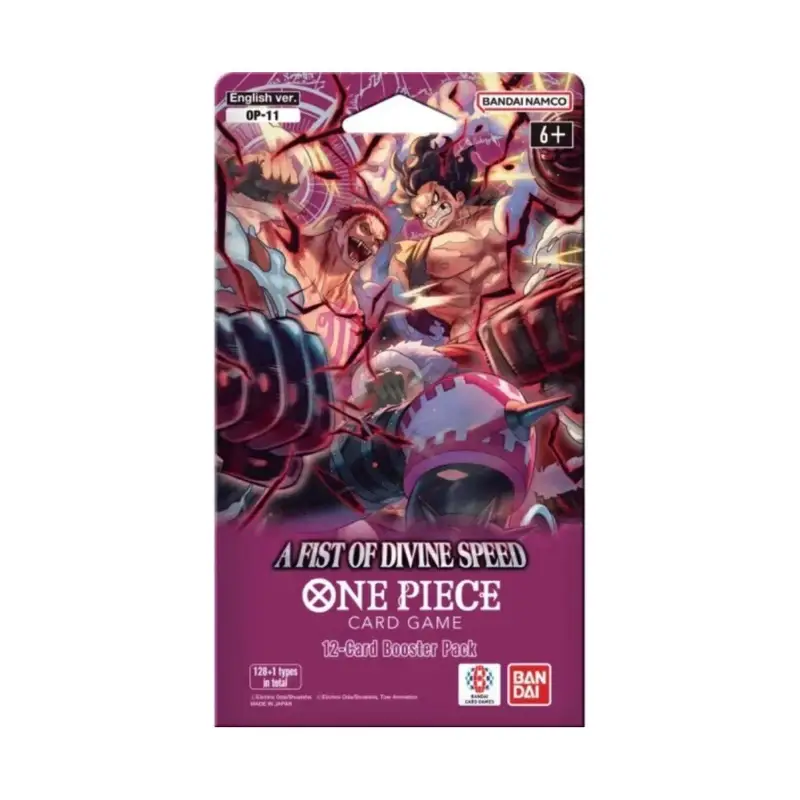 [SEALED] One Piece TCG: A Fist of Devine Speed [OP-11] Sleeved Booster Pack
