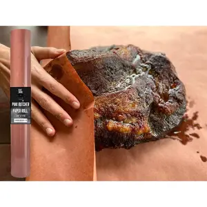 Extra Wide  Butcher Paper Roll (24" x 175 ft) -  Grade, Unwaxed BBQ Paper for  Meat - Enhances Bark &  - Heavy Duty  for Brisket, Ribs & Grill Wrapping
