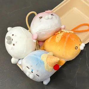 Colorful Soft Plush Bubble Seal Toy, Cartoon Ocean Animal, Soft Filled Sensory Toy, Stress Relief Decor, Safe Educational Birthday Gift