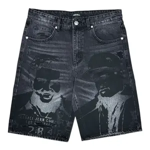 Cartel Denim Shorts Black