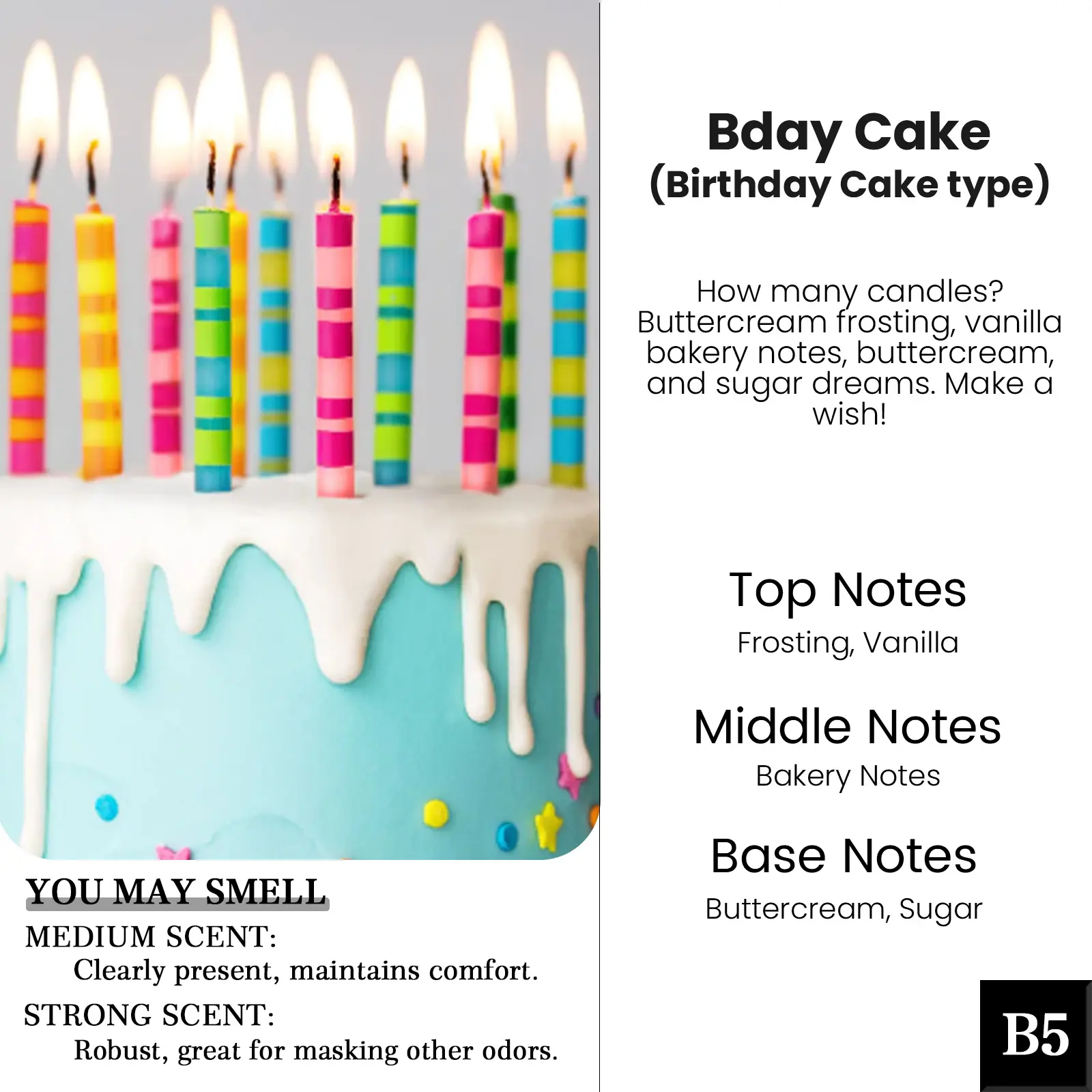 B5-Bday Cake(Birthday Cake Type)