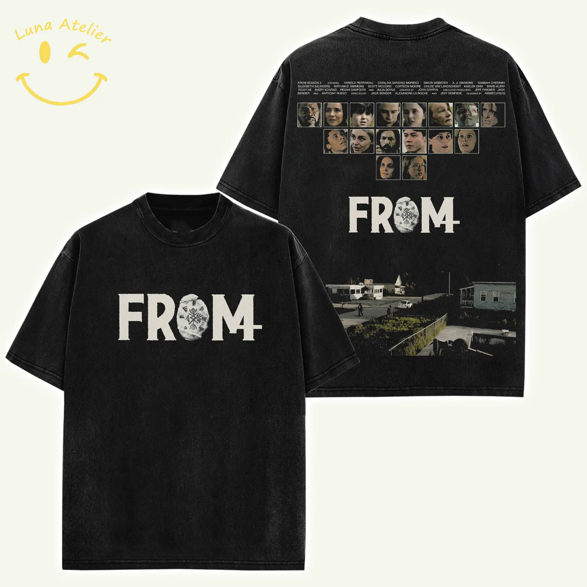 From - Mystery TV Series Shirt From Season 4 Graphic High-Quality Unisex Cotton Shirt Fiction Horror Movie Aesthetic T-shirt TV Series Tee Vintage T-Shirt Mystery Movie Graphic Fan T-Shirt