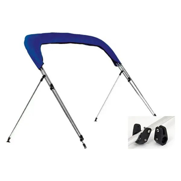 Carver 62010 48 in. Aluminum Round Tube Bimini Top Brace Kit, Easy of Use, Excellent Efficiency, Ideal for Top Folded and Not in Use