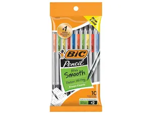 BIC Xtra-Smooth Mechanical Pencil - 0.7mm Medium Point | 10-Count
