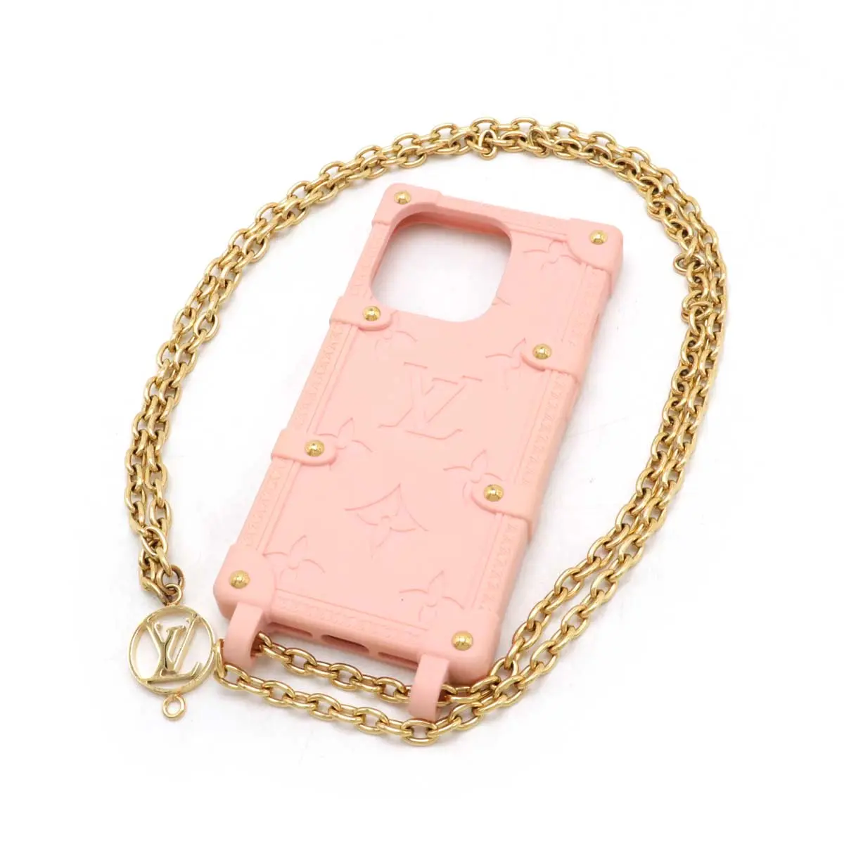 Pre-owned Louis Vuitton Rubber Small Leather Goods Re Trunk Phone Case