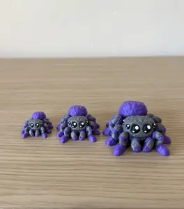 3D Printed Jumping Spider Fidget Toy – Articulated Flexi Spider