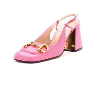 Pre-owned Gucci Women's Horsebit Slingback Pumps Leather by Rebag