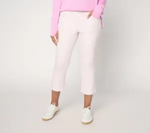 Belle by Kim Gravel Petite Primabelle Denim Step Away Crop Jean