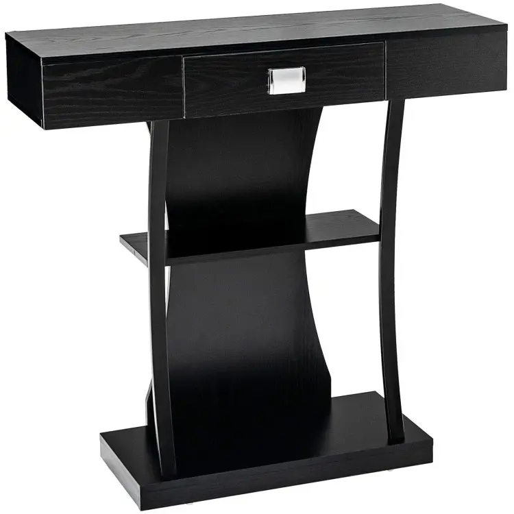 Style1, Black, with Drawer