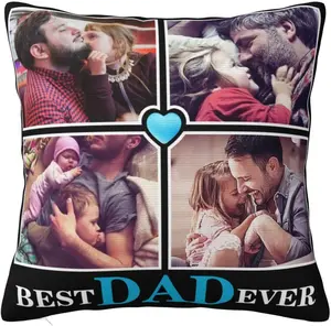 Mom Love You Custom Pillow Cover with Picture, Customized Photo Pillowcase, Personalized Pillow Case with Photo, Custom Mom Gifts for Christmas Birthdays, Mother's Day B