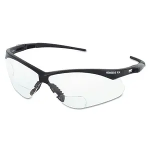Kleenguard RX 2.0 Nemesis Wraparound Safety Eyewear - Vision Correction Reading Glasses with Base Curve 8 Diopter Lenses, Nylon Frame Vision Aid for DIY Specialty Supplies