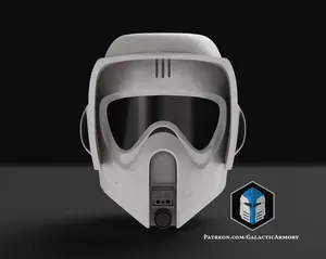 Scout Trooper Helmet | Raw DIY Kit | Scaled to FIt