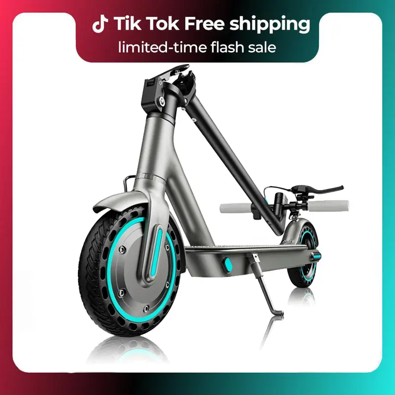 2026 D8 Adult Electric Scooter, 350W Motor, 19 MPH Top Speed, 21 Mi Max Range, 8.5" Solid Shock-Absorbing Tires, Smart App Control, Compact Fold, Portable Commuting Scooter Fits Adults with Quick Setup for Urban Travel