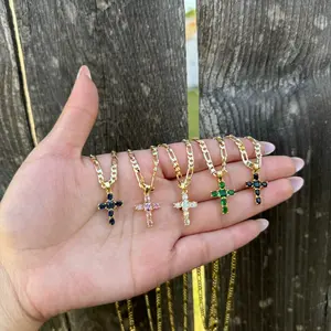 Small cross gold plated necklace Small cross gold plated necklace