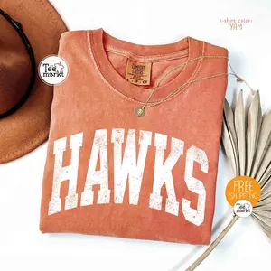 Comfort Colors Hawks Shirt, Hawks Game Day Shirt