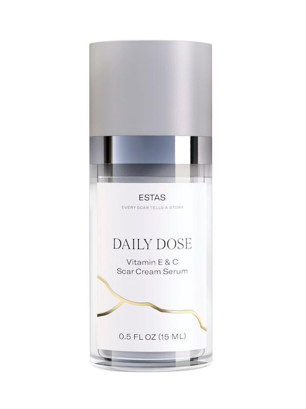 ESTAS Daily Dose Scar Cream Serum - Lightweight Hydrating Moisturizer with Hyaluronic Acid & Vitamin E for Smoother Skin Repair & Visible Results - Moisturizing