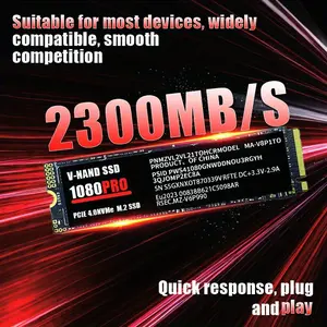 Portable NVME Solid State Drive - 128GB/1TB/2TB High-Speed Read and Write, Low Latency, Plug and Play Suitable for Laptops and Desktops - Durable Storage Upgrade for Office, Gaming, Video Editing