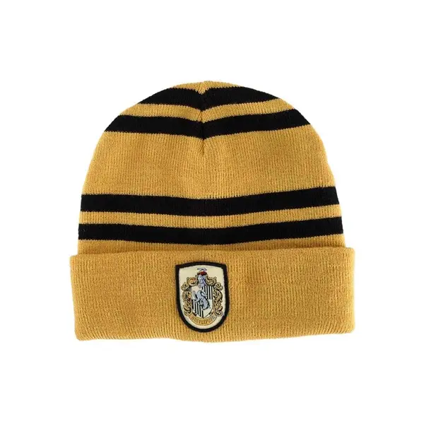 Knitted Hufflepuff Hat