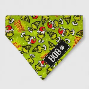 Personalized Dog Bandanas - Winter/Christmas Theme Designs