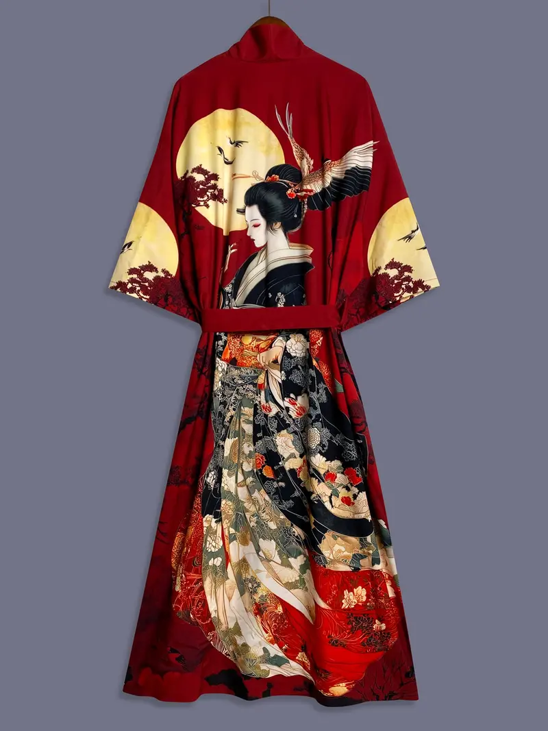sachin and babi light blue dress Kimono Dress for Girls japanese traditional female costume –  fancydresswale.com