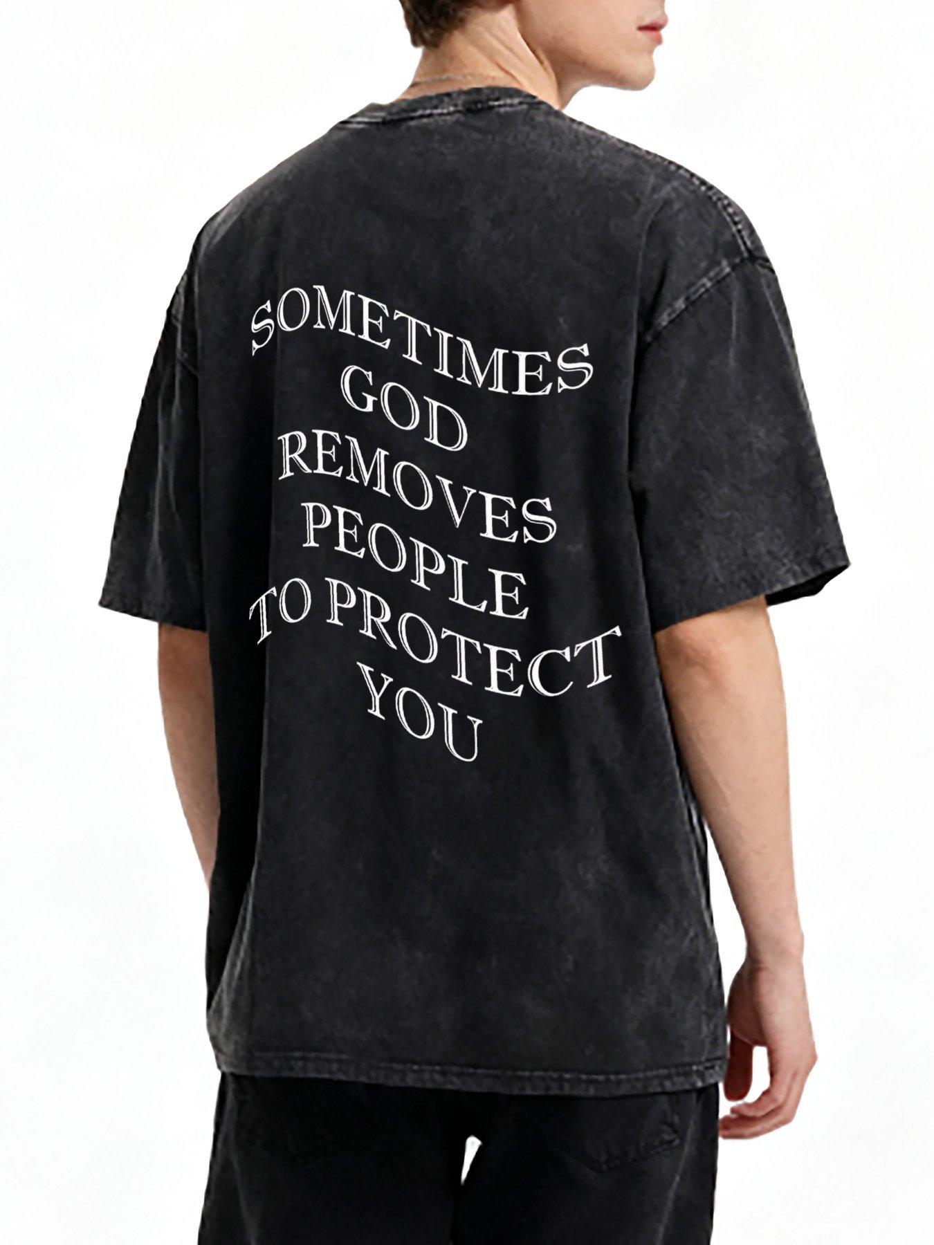 Women's Unisex Oversized Loose-Fit Crew Neck Cotton Basic T-Shirt - Custom Photo Collage Letter Print, Vintage Acid Wash, Short Sleeve, Casual Streetwear Top for Parents, Cold Wash Compatible